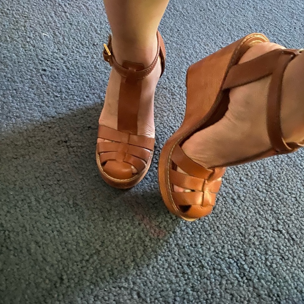 Tory burch used wedges